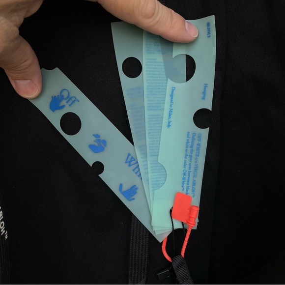 🔥🔥🔥 Off-White Marker Over Hoodie Black L 🔥🔥🔥 NWT - Picture 15 of 16